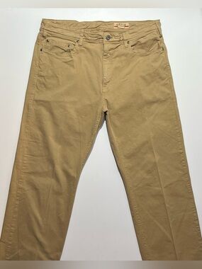 Men’s Orvis Five Pocket Straight Leg Khaki Jeans, 38x32